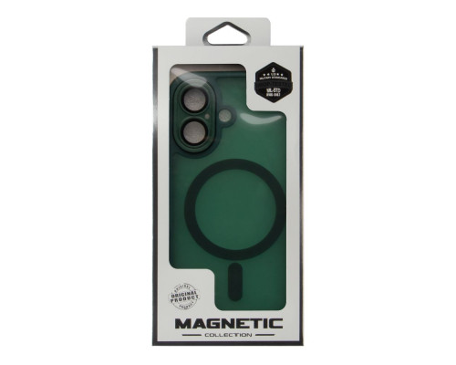 Чохол TPU+PC Magnetic Matte Camera Lens with Magsafe для iPhone 16 Колір Purple 2020000470502 ma36192_3606956