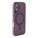 Чохол TPU+PC Magnetic Matte Camera Lens with Magsafe для iPhone 16 Колір Purple 2020000470502 ma36192_3606956