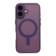 Чохол TPU+PC Magnetic Matte Camera Lens with Magsafe для iPhone 16 Колір Purple 2020000470502 ma36192_3606956
