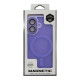 Чохол TPU+PC Magnetic Matte Camera Lens with Magsafe для iPhone 16 Колір Purple 2020000470502 ma36192_3606956
