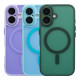 Чохол TPU+PC Magnetic Matte Camera Lens with Magsafe для iPhone 16 Колір Purple 2020000470502 ma36192_3606956