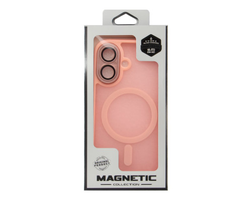 Чохол TPU+PC Magnetic Matte Camera Lens with Magsafe для iPhone 16 Колір Purple 2020000470502 ma36192_3606956