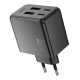 Мережевий Зарядний Пристрій Hoco CS19A 2USB-C/2USB PD/QC 65W Колір Чорний 6942007645638 ma36896_3609482