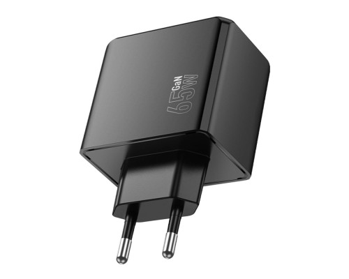 Мережевий Зарядний Пристрій Hoco CS19A 2USB-C/2USB PD/QC 65W Колір Чорний 6942007645638 ma36896_3609482