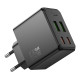 Мережевий Зарядний Пристрій Hoco CS19A 2USB-C/2USB PD/QC 65W Колір Чорний 6942007645638 ma36896_3609482