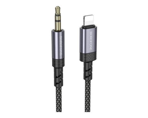 Кабель Aux Borofone BL24 Lightning Колір Сiрий 6941991118975 ma36880_3609466