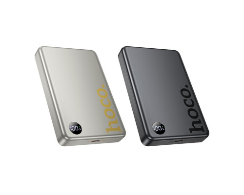Універсальна Мобільна Батарея Power Bank Hoco Q34 Clever PD20W magnetic with digital display 10000mAh Колір Сірий 6942007644068 ma36611_3608704