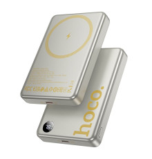 Універсальна Мобільна Батарея Power Bank Hoco Q34 Clever PD20W magnetic with digital display 10000mAh Колір Титаніум 6942007644075 ma36611_3608705