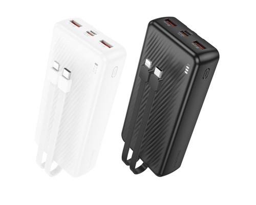 Універсальна Мобільна Батарея Power Bank Borofone BJ57A Graceful 22.5W+PD20W with cable 20000 mAh Колір Чорний 6941991111860 ma36742_3608969