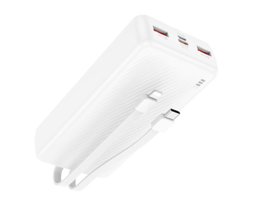 Універсальна Мобільна Батарея Power Bank Borofone BJ57A Graceful 22.5W+PD20W with cable 20000 mAh Колір Чорний 6941991111860 ma36742_3608969