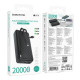 Універсальна Мобільна Батарея Power Bank Borofone BJ57A Graceful 22.5W+PD20W with cable 20000 mAh Колір Чорний 6941991111860 ma36742_3608969