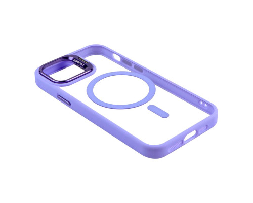 Чохол TPU+PC+Metal Stand Case with MagSafe and Camera Lenses для iPhone 16 Колір Grey 2020000469087 ma36948_3609621