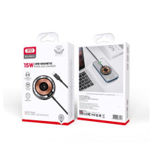 Бездротовий Зарядний Пристрій XO CX013 Magnetic 15W М'ята упаковка Колір Коричневий 2020000477693