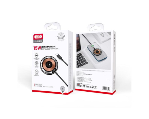 Бездротовий Зарядний Пристрій XO CX013 Magnetic 15W М'ята упаковка Колір Коричневий 2020000477693