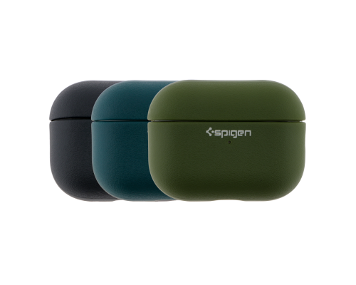 Футляр TPU Spigen Leather Armor для Airpods Pro 3 Колір Dark Green 2020000485537 ma38540_3867115