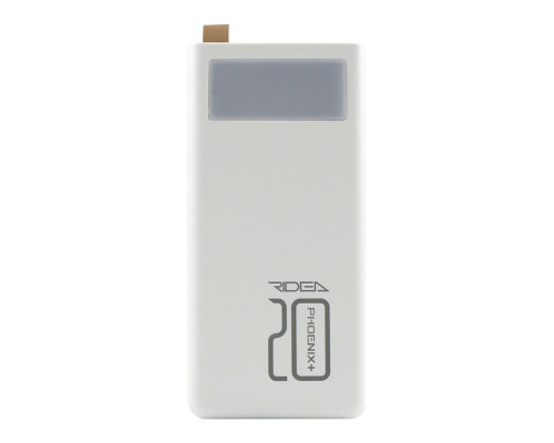 Універсальна Мобільна Батарея Power Bank Ridea RP-D20L+ Phoenix20+ PD/QC 3.0 20W digital display + lamp 20000 mAh Колір Чорний 6902014450458 ma33340_3868686