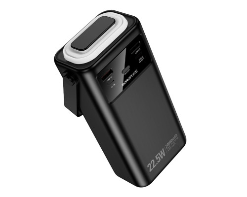 Універсальна Мобільна Батарея Power Bank Borofone BJ65 High 22.5W+PD20W+four-cables 30000mAh Колір Чорний 6941991122033 ma37800_3664794