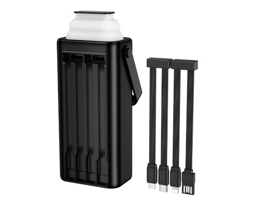Універсальна Мобільна Батарея Power Bank Borofone BJ65 High 22.5W+PD20W+four-cables 30000mAh Колір Чорний 6941991122033 ma37800_3664794