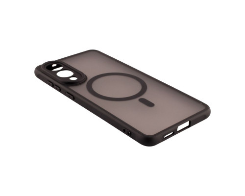 Чохол TPU+PC Anti Drop Full Camera with MagSafe для Samsung Galaxy S25 Edge 5G (S937) Колір Black 2020000495284 ma38449_3748644