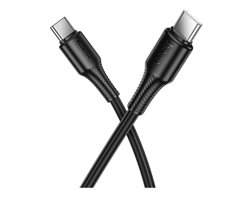 Кабель USB Hoco X120 Type-C to Type-C 60W Колір Чорний 6942007658928 ma38235_3667930