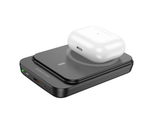 Універсальна Мобільна Батарея Power Bank Borofone BJ63A Nimble PD20W magnetic 10000mAh Колір Бiлий 6941991113956 ma35172_3345232