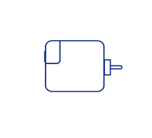 Мережевий Зарядний Пристрій Macbook MagSafe 2 PD85W NO LOGO Колір Бiлий