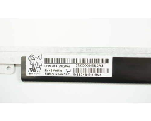 Матриця 15.6 LP156WF4-SLBA (1920*1080, 40pin(250cd/m2, 80/80/80/80(кути), IPS), LED, SLIM(вушки знизу), матова, роз'єм праворуч знизу, for SONY VPC-SE, HP Envy 15, Aspire V3, ASUS U500) для ноутбука (renew) NBB-40661