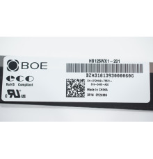 Матриця 12.5 HB125WX1-201 (1366*768, 30pin(eDP), LED, SLIM (горизонтальні вушки), матова, роз'єм праворуч знизу) для ноутбука (renew) NBB-68349