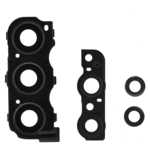 Скло камери Samsung A235 Galaxy A23 2022 з рамкою black (Original) PLS-00-00117778