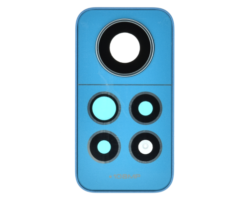 Скло камери Xiaomi Redmi Note 12 Pro 4G з рамкою ice blue PLS-00-00122742