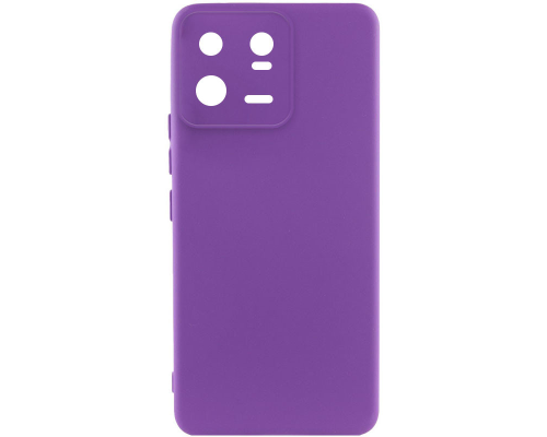 Чохол Silicone Cover Full Camera Xiaomi 13 purple PLS-00-00106230