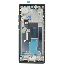 Дисплей Motorola XT2429 Moto Edge 50 Fusion з сенсором та рамкою forest blue (Original) PLS-00-00130197