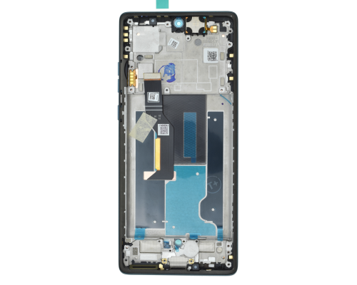 Дисплей Motorola XT2429 Moto Edge 50 Fusion з сенсором та рамкою forest blue (Original) PLS-00-00130197