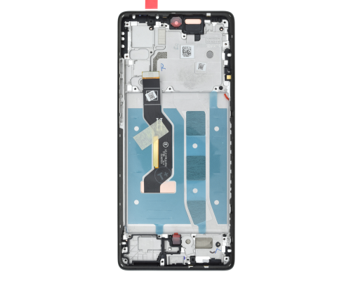 Дисплей Motorola XT2427 Moto G85 5G з сенсором та рамкою grey (Original) PLS-00-00130399