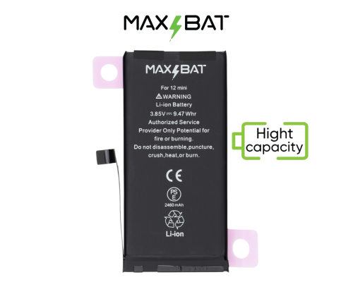 Акумулятор iPhone 12 mini (Max Bat Plus) PLS-00-00145236