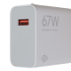 Зарядний пристрій Xiaomi 67W 6.2A USB-A (Service) white PLS-00-00147425