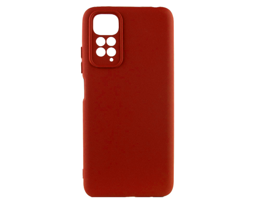 Чохол Silicone Cover Full Camera Xiaomi Redmi Note 11 Pro 4G red PLS-00-00119172