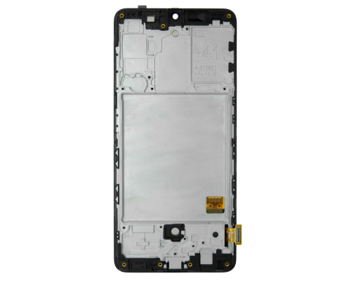 Дисплей Samsung A415 Galaxy A41 (2020) з сенсором та рамкою black (OLED) (Big size) PLS-00-00083657