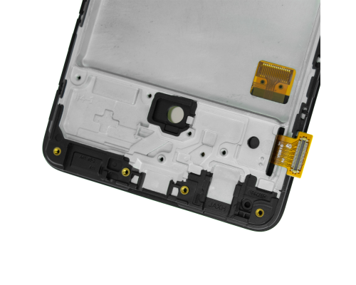 Дисплей Samsung A415 Galaxy A41 (2020) з сенсором та рамкою black (OLED) (Big size) PLS-00-00083657