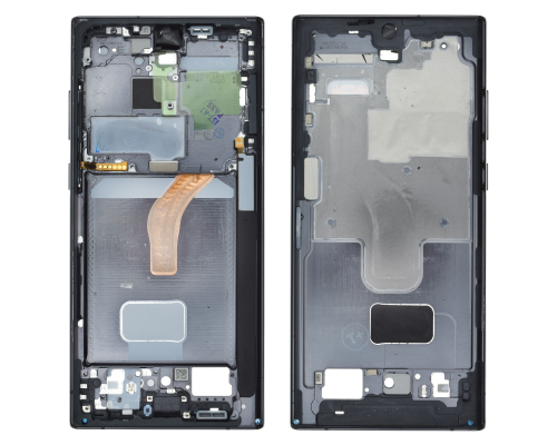 Рамка дисплея Samsung S908 Galaxy S22 Ultra black (Original China) PLS-00-00127634