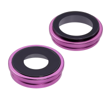 Скло камери Apple iPhone 16 з рамкою pink (Original) PLS-00-00132874