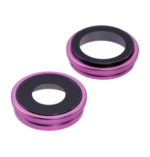 Скло камери Apple iPhone 16 з рамкою pink (Original) PLS-00-00132874