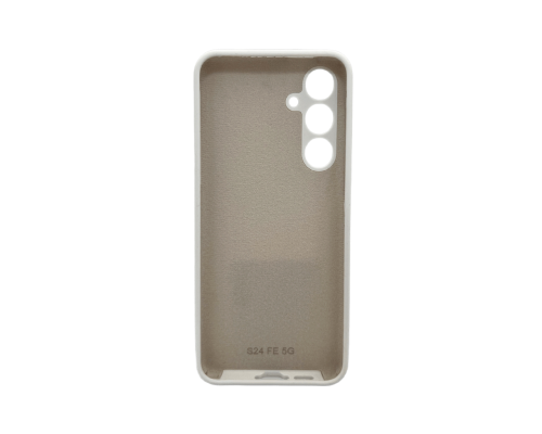 Чохол Silicone Cover Full Camera Samsung S721 Galaxy S24 FE white PLS-00-00153933