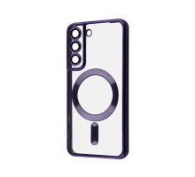 Чохол Fashion Case with MagSafe Full Camera Samsung S906 Galaxy S22 Plus purple PLS-00-00120126