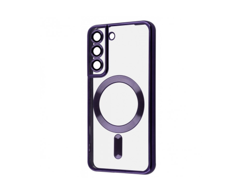 Чохол Fashion Case with MagSafe Full Camera Samsung S906 Galaxy S22 Plus purple PLS-00-00120126