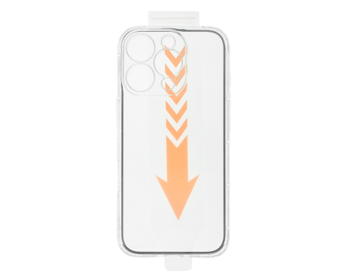 Чохол Clear Case 1.6mm + Захисне скло 2.5D black iPhone 16 Pro PLS-00-00141358