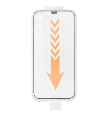 Чохол Clear Case 1.6mm + Захисне скло 2.5D black iPhone 12 PLS-00-00141153