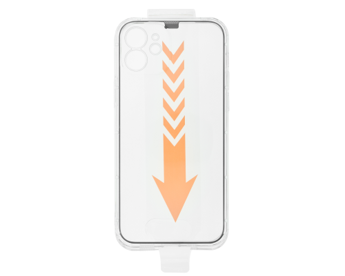 Чохол Clear Case 1.6mm + Захисне скло 2.5D black iPhone 12 PLS-00-00141153