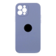 Чохол Silicone Case Full Camera Protective для iPhone 12 Pro Max lavender gray PLS-00-00155405