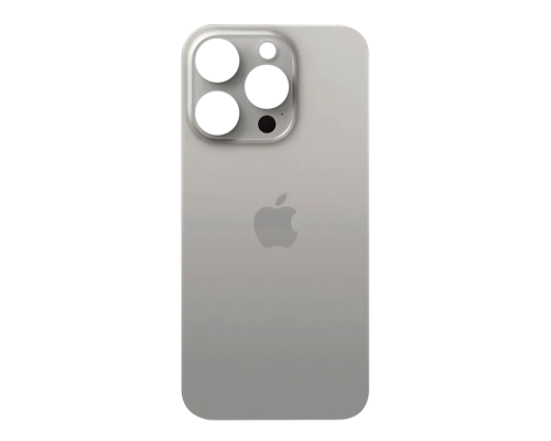 Задня кришка iPhone 15 Pro gray (Більший отвір) PLS-00-00110901